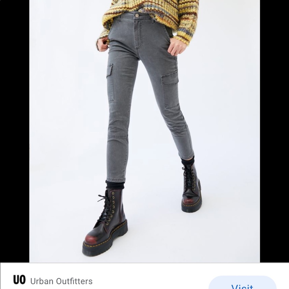 BDG slim cargo pant- size 31- olive green